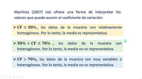 Coeficiente De Variación Youtube