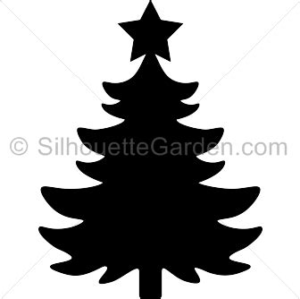 Christmas tree clip art • digital stamps png + photoshop brushes included! Christmas Tree Silhouette Clip Art - Cliparts