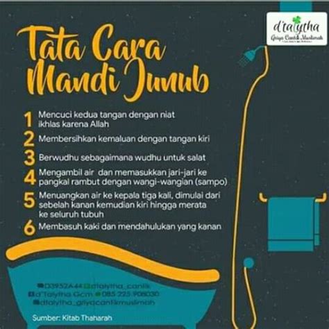 Untuk mandi karena haidh dan nifas, tata caranya sama dengan mandi junub namun ditambahkan dengan beberapa hal berikut ini asslkm. Bagaimana sikap kita menentukan jodoh yg terbaik oleh ...