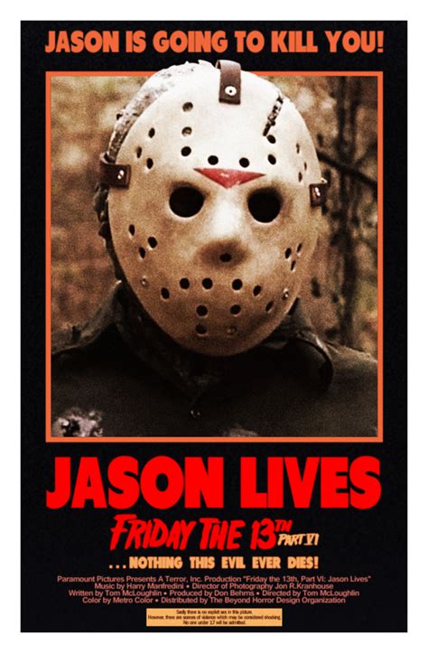Friday The Th Part Vi Jason Lives Posters My Xxx Hot Girl
