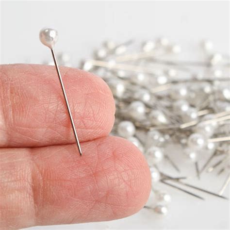 Bulk Round Pearl Corsage Pins Pins And Magnets Basic Craft Supplies