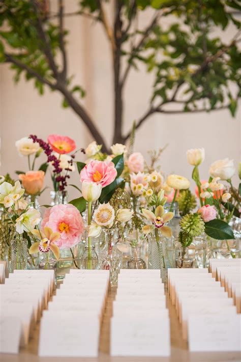 Elegant Foodie Wedding In Brisbane Wedding Flower Arrangements Table