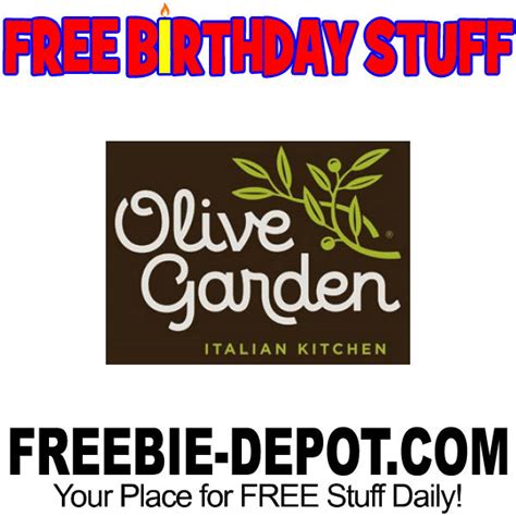 We have 14 olive garden offers today, good for discounts at olivegarden.com and other retail websites. BIRTHDAY FREEBIE - Olive Garden | Freebie Depot