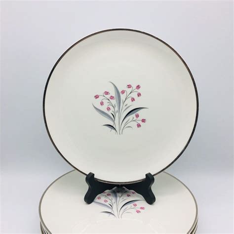 Finished with a floral and leaf design, it's the perfect addition to your favourite meals. MCM Princess China Tru Tone "Flair" Dinner Plates, Set of ...