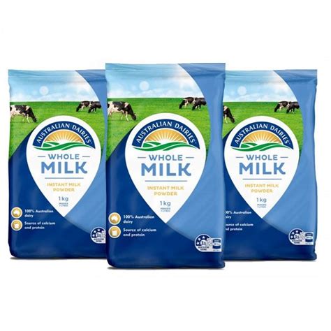 Sữa Tươi Dạng Bột Nguyên Kem Australian Dairies Whole Milk Của Úc Gói