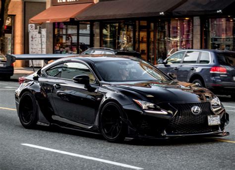 Blacked Out Lexus RC F Rocket Bunny Rolling Cars Club