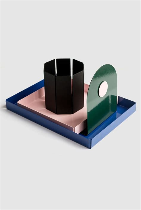 Maybe you would like to learn more about one of these? Powder-coated metal tray and desk accessories by Milligram ...