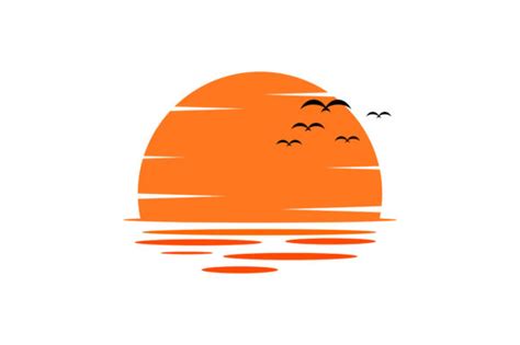Sunset Logo Afbeelding Door Skyacegraphic0220 · Creative Fabrica