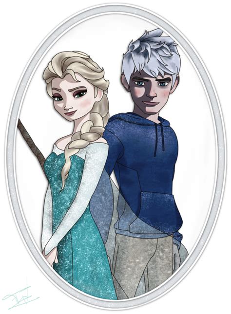 Add interesting content and earn coins. Frame Image Of Queen Elsa And Jack Frost