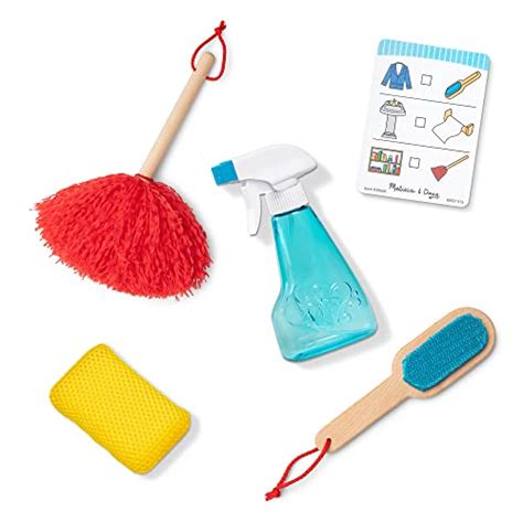 Melissa And Doug Deluxe Sparkle And Shine Cleaning Play Set 11 Pieces