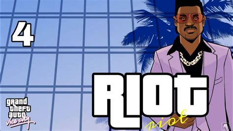 Gta Vice City Mission Riot I Mission 4 Youtube
