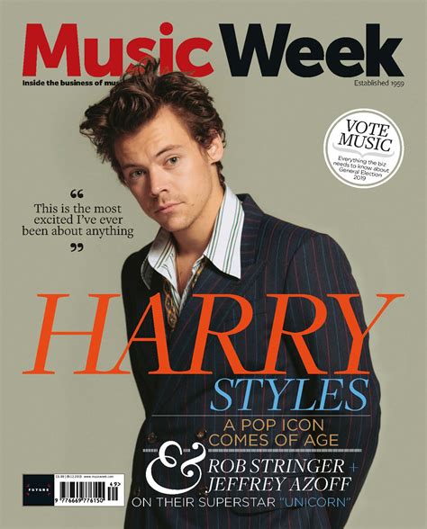 Music Week Magazine December 2019 Harry Styles Cover Exclusive One Di