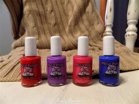 Piggy Paint Non Toxic Nail Polish ~ Review And Giveaway Us 1218 Emily