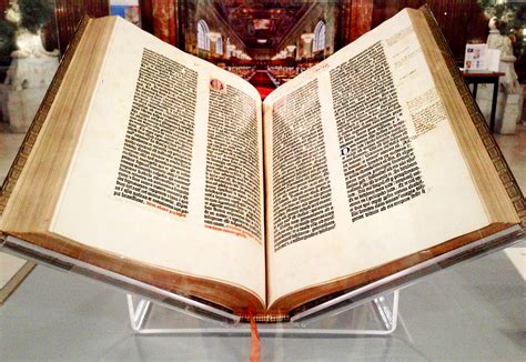 Gutenberg Bible In Nypl Boomervoice