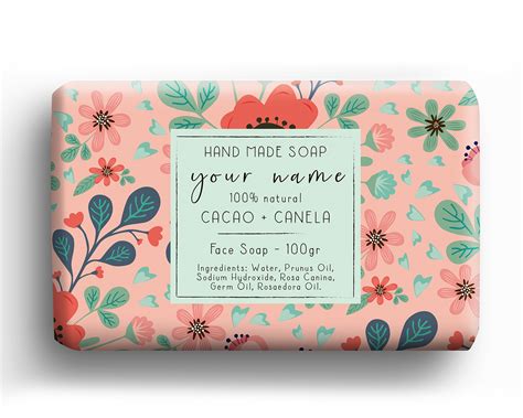 2 Customizable Soap Wrapping Papers Etsy Uk