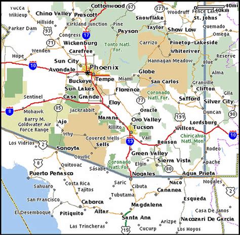 Arizona-Mexico map | Flickr - Photo Sharing!