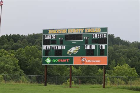 New scoreboard will welcome Eagles’ football fans this fall - Braxton