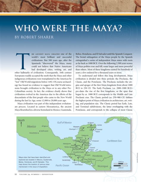 Who Were The Maya University Of Pennsylvania Museum Of