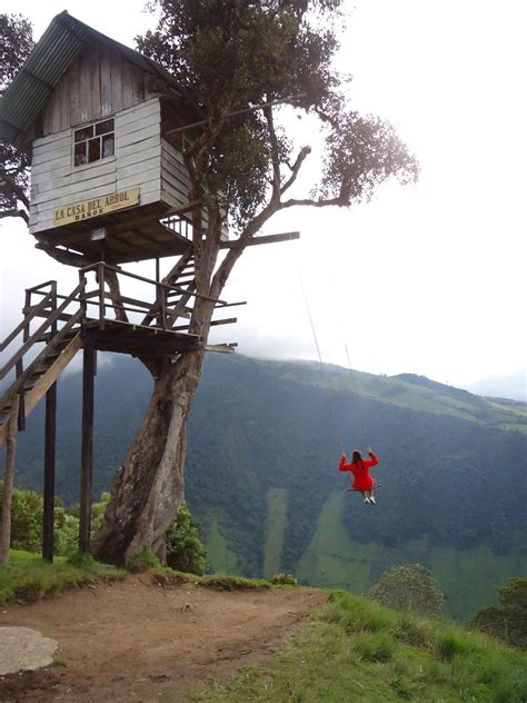 La Casa Del Arbol Baños Tungurahua Ecuador Tree House Cool Tree
