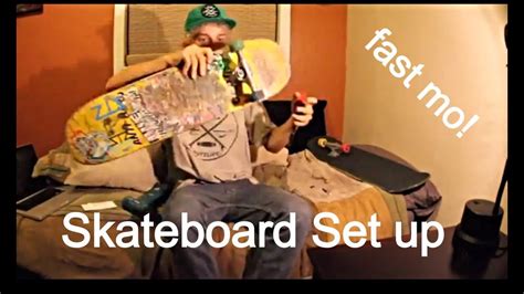 Setting Up A Skateboard In Super Fast Motion Garrett Ginner Youtube