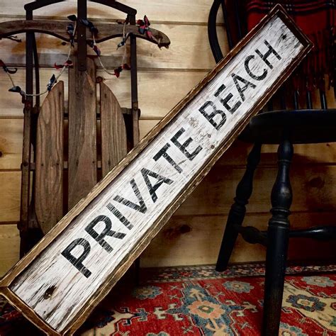 For this reason, people have started to use other types of birch. Private Beach Sign, Coastal Wood Sign, Beach Decor ...