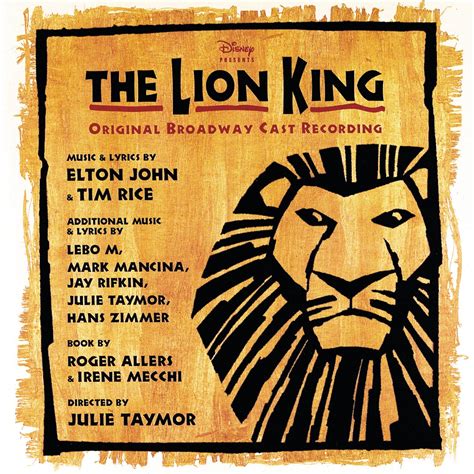 ‎the Lion King Original 1997 Broadway Cast Recording By Elton John