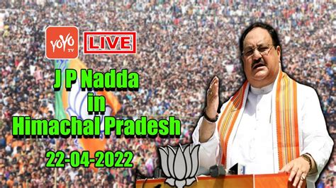 live jp nadda s roadshow in kangra himachal pradesh pm modi bjp yoyo tv bharat youtube