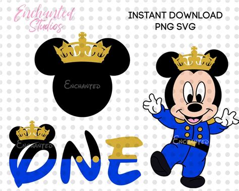 Baby Prince Bundle Mouse Clipart Svg And Png Clip Art Files Etsy Canada