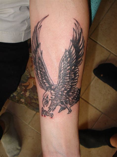 Soaring Eagle Arm Tattoo