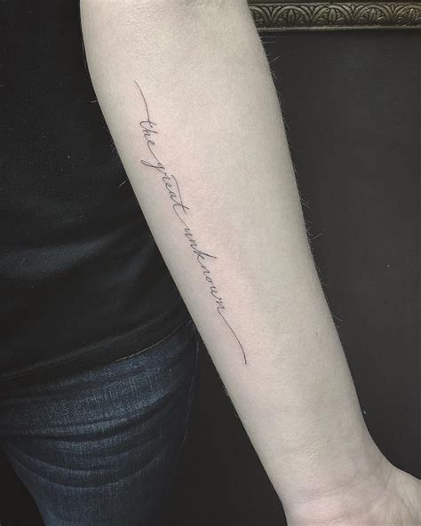 Beautiful Fine Line Script Tattoo Script Writing Tattoos Fine Line