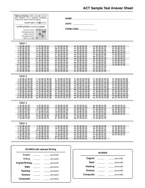 We'll track players' scores to their emails, names or another identifier of your choice. Act Answer Sheet