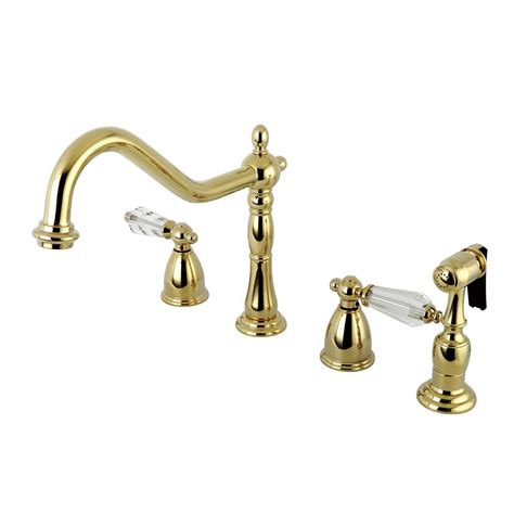 Check spelling or type a new query. Kingston Brass Victorian Crystal 2-Handle Standard Kitchen ...