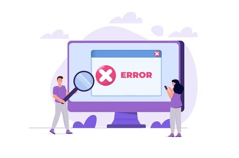 Premium Vector Download Error Concept Vector Illustration