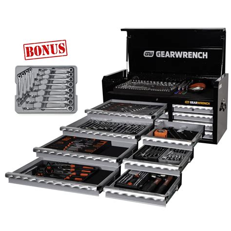 Gearwrench 89908 253 Piece 42 Combination Tool Kit Plus Tool Chest