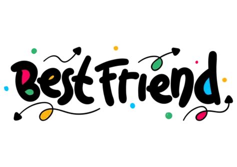 Best Friends Text Vector Best Friends Text Png And Vector With