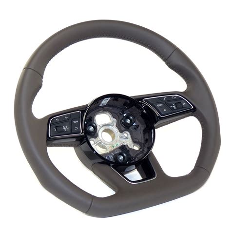 Multifunction Sports Steering Wheel Flattened Audi A4 8w B9 Leather
