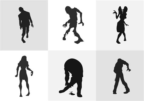 Download Zombie Silhouettes Free Vector Art - (8652 Free Downloads)