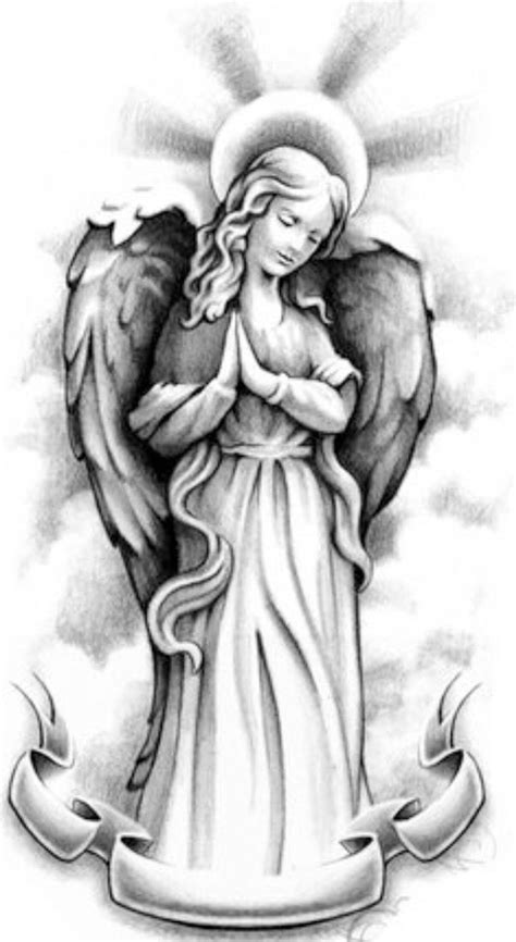 9 Praying Angel Statue Tattoo Lates Tattoo Bantuanbpjs