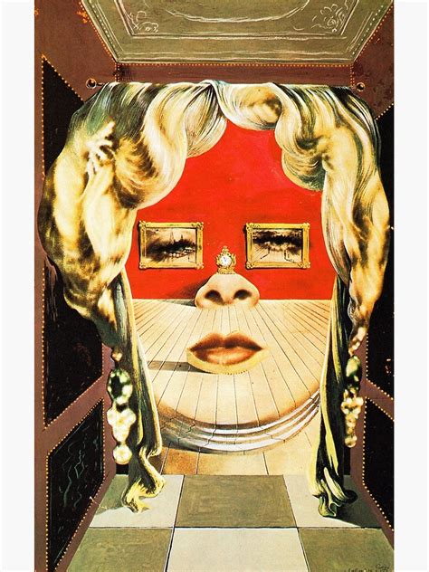 Salvador Dali Mae West Surrealist Famous Paintings Poster Art
