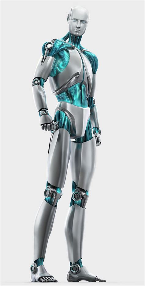 Ciborgues Robô Humanoide Arte De Robô