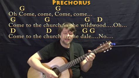 Church In The Wildwood Traditional Strum Guitar Cover Lesson In G