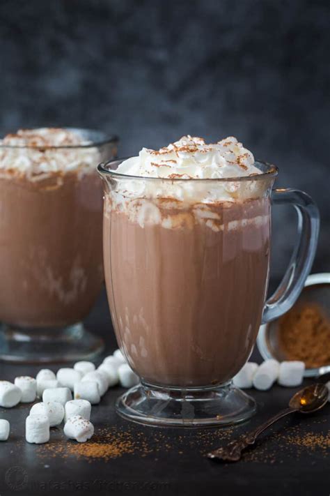 Homemade Hot Chocolate Recipe NatashasKitchen Com