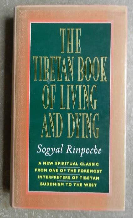 The Tibetan Book Of Living And Dying By Rinpoche Sogyal Très Bon Couverture Rigide 1992