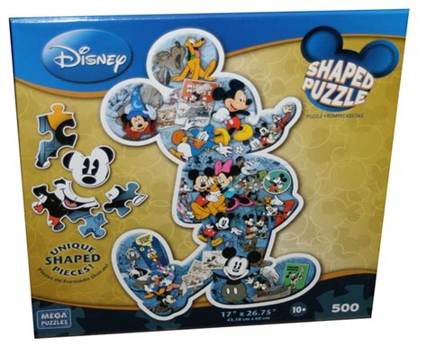 Disney Shaped Puzzle Mickey Mouse Shaped Puzzle