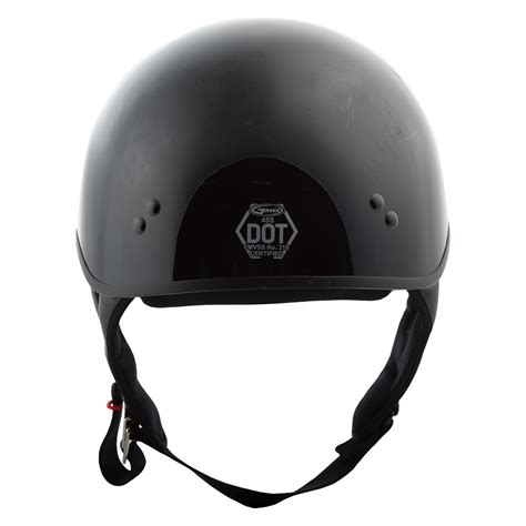 Gmax® H145076 Hh 45 Naked Large Matte Black Half Shell Helmet