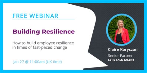 Performance Management Webinar How To Build Employee Resilience In