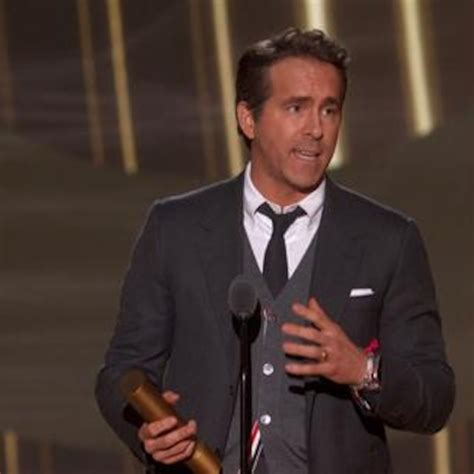 Ryan Reynolds Funny And Heartfelt Pca Award Win Speech