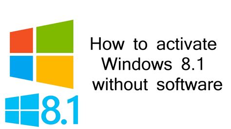 How To Activate Windows 81 Without Any Software Youtube