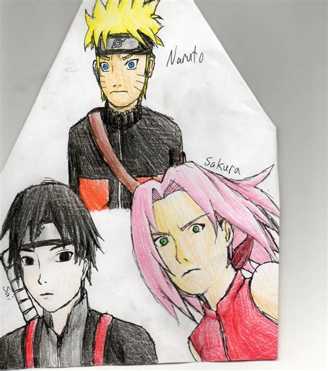 Naruto Sai And Sakura By Iamtoolazytomakeone On Deviantart