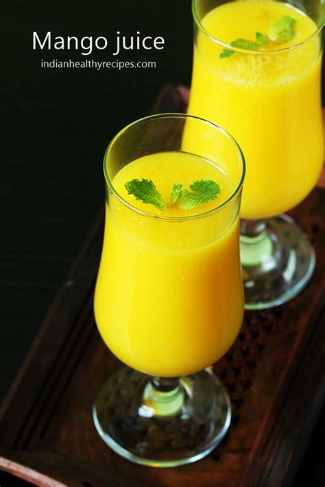 Mango Juice Recipe How To Make Mango Juice Swasthis Recipes